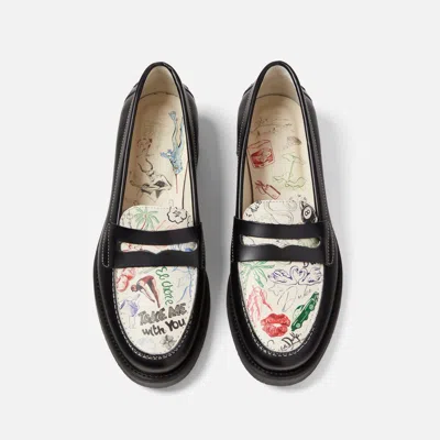 Duke & Dexter Women's Wilde Sketch Penny Loafer - Women's