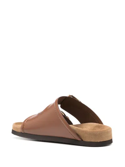 Valentino Fussfriend Embellished Leather Slides