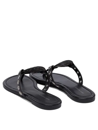 Tory Burch Miller Eyelet T-strap Flat Sandals