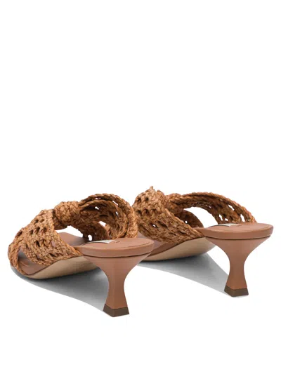 Casadei Strappy Sandals With Mid Heel And Square Toe