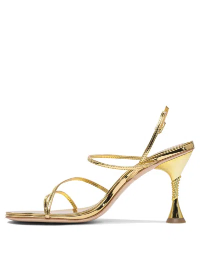 Studio Amelia 90mm Helix Metallic-effect Sandals