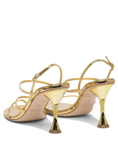 Studio Amelia 90mm Helix Metallic-effect Sandals