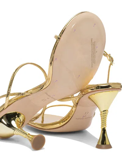 Studio Amelia 90mm Helix Metallic-effect Sandals