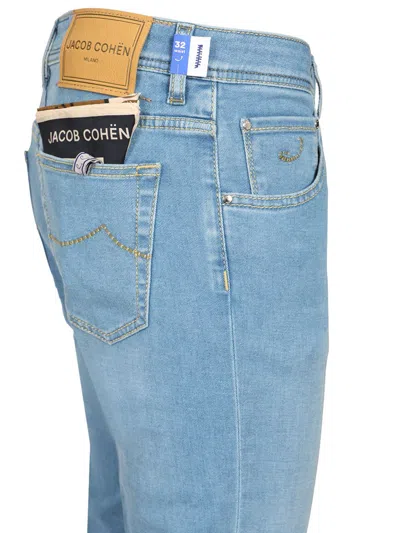 Jacob Cohen Scott Slim Fit Carrot Trousers In Blue