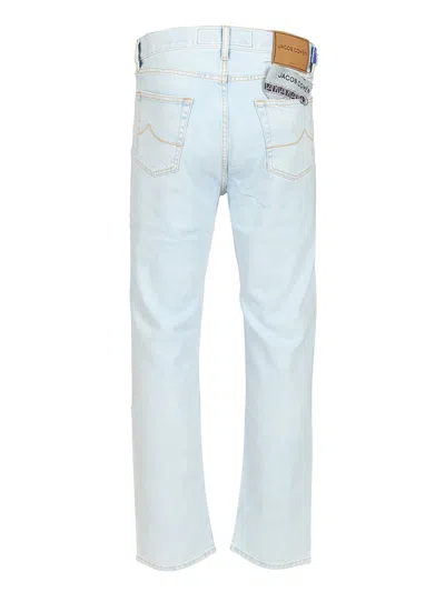 Jacob Cohen Pant 5 Pkt Straight Fit Sean V1 Jeans Light Blue