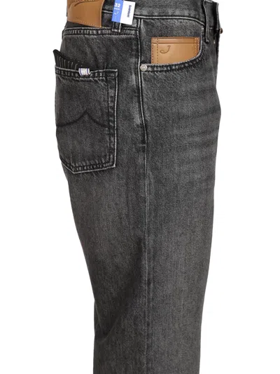 Jacob Cohen Pant 5 Pkt Straight Fit Sean V1 Jeans Grey