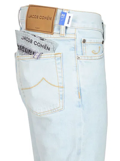 Jacob Cohen Pant 5 Pkt Straight Fit Sean V1 Jeans Light Blue