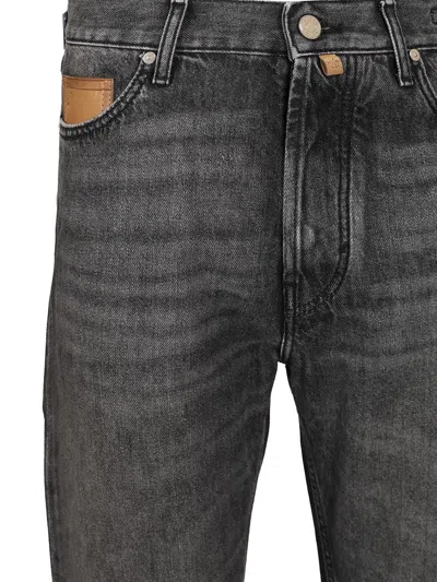 Jacob Cohen Pant 5 Pkt Straight Fit Sean V1 Jeans Grey