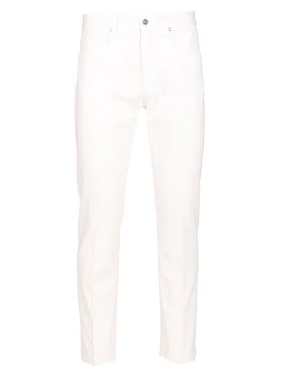 Fendi Regular Denim White Wth Ff Embroidery Jeans White In White