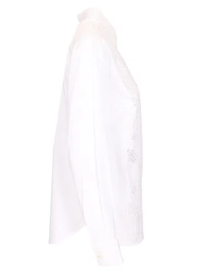 P.a.r.o.s.h Shirt With Embroidery Shirts White