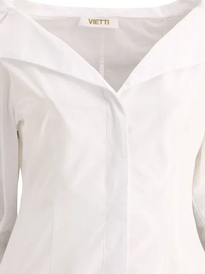 Fit F.it Shirt With Open Collar In White