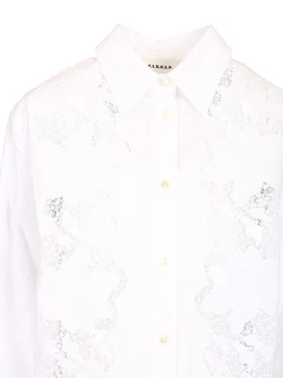 P.a.r.o.s.h Shirt With Embroidery Shirts White