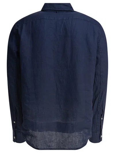 Alex Mill Mill Shirt In Linen Navy In Blue