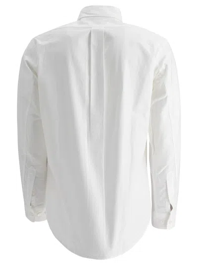 Nonnative Logo-embroidered Buttoned Shirt In White