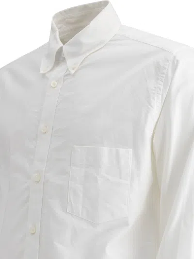 Nonnative Logo-embroidered Buttoned Shirt In White