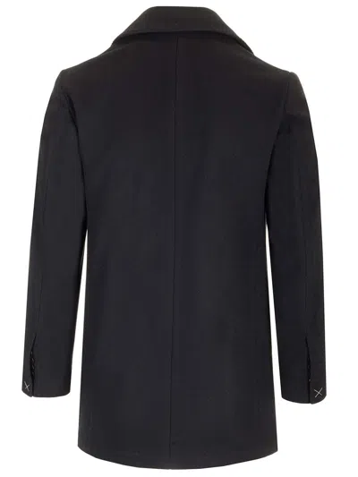 Guarinucci Short Double-breasted Coat Jackets Blue