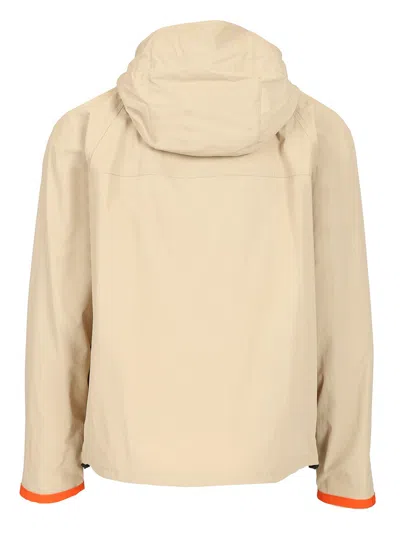 Fay Nylon Windbreaker With Hood And Pockets