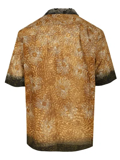 Dries Van Noten Short Sleeve Cotton Shirt