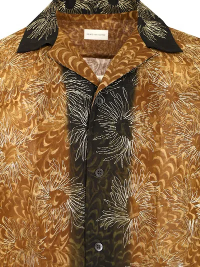 Dries Van Noten Short Sleeve Cotton Shirt