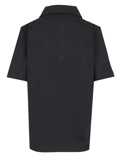 Moncler Short Sleeve Polo Polo Shirt Blue