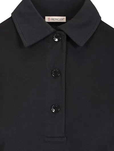 Moncler Short Sleeve Polo Polo Shirt Blue