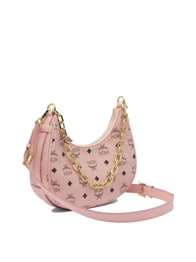 Mcm Chain Strap Shoulder Bag In Pink
