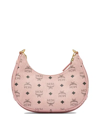 Mcm Chain Strap Shoulder Bag In Pink