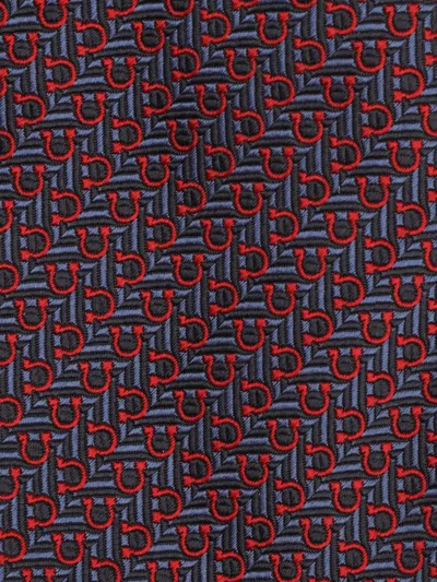 Ferragamo Silk Tie Ties And Bow Ties Multicolor In Brown