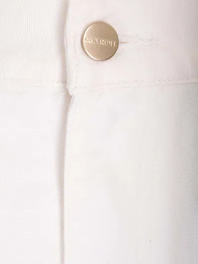 Carhartt Simple Pant Straight Fit Jeans In White