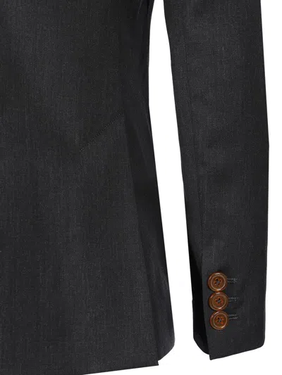 Vivienne Westwood Single-breasted Blazer Jackets Black In Black