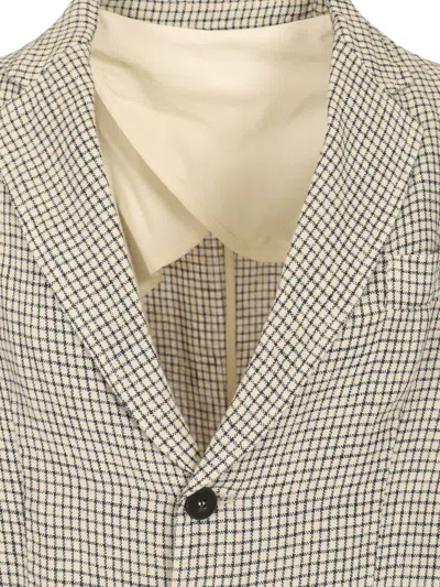 Original Vintage Single-breasted Jacket Coats Beige In Neutral