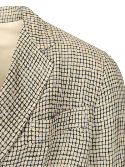 Original Vintage Single-breasted Jacket Coats Beige In Neutral