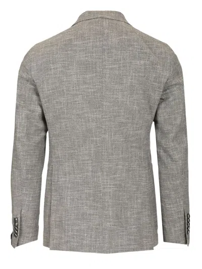 Tagliatore Single-breasted Jacket Jackets Grey