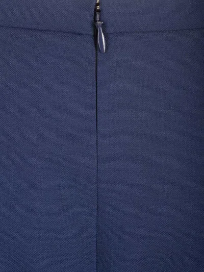 Marni Wool Midi Skirt In Blue