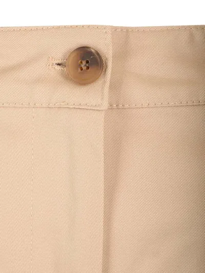Maison Kitsuné Slim Fit Chino Trousers Beige In Neutral