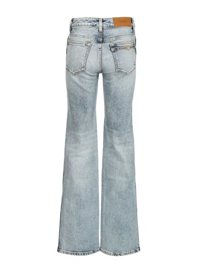 Amiri Slim With Ma Quad Patch Jeans Light Blue In Blue