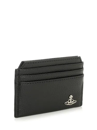 Vivienne Westwood Slim Wallets Black