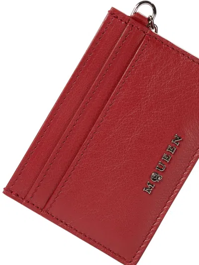 Alexander Mcqueen Sling Wallets & Card Holders Red