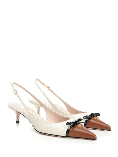 Valentino Slingback-pumps Bepointy 45 Aus Leder