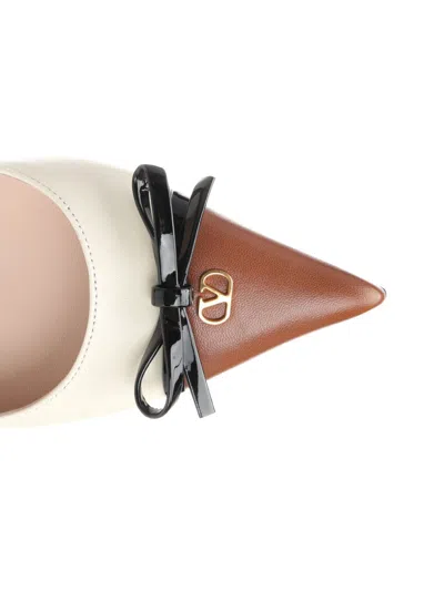 Valentino Slingback-pumps Bepointy 45 Aus Leder