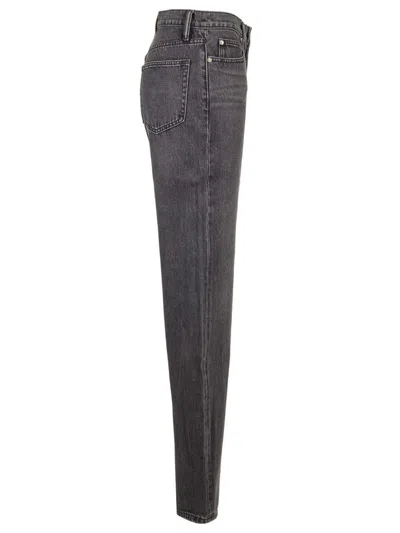 Alexander Wang Slouchy Fit Jeans Trousers Grey In Black