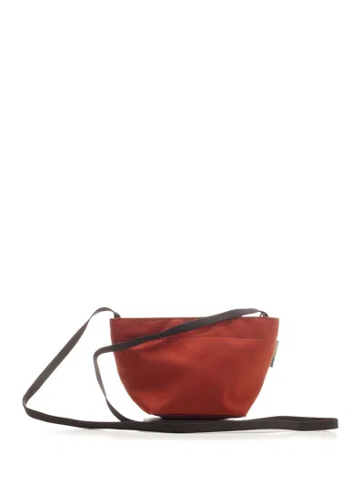 Herve Chapelier Small Cross Body Bag Crossbody Bags Brown