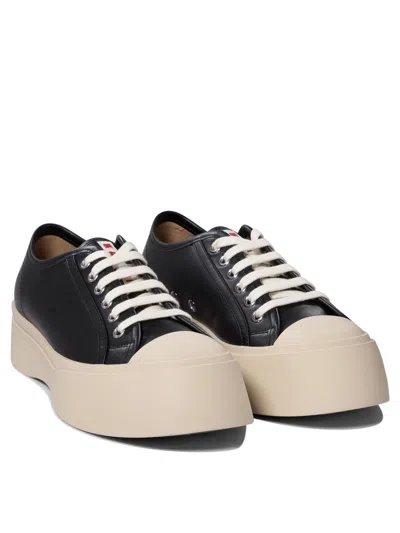 Marni Pablo Leather Sneakers In Seven Women