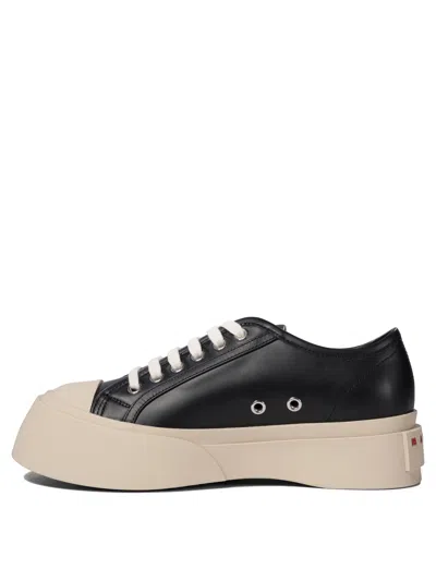 Marni Pablo Leather Sneakers In Seven Women