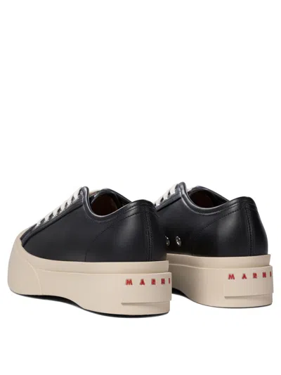 Marni Pablo Leather Sneakers In Seven Women