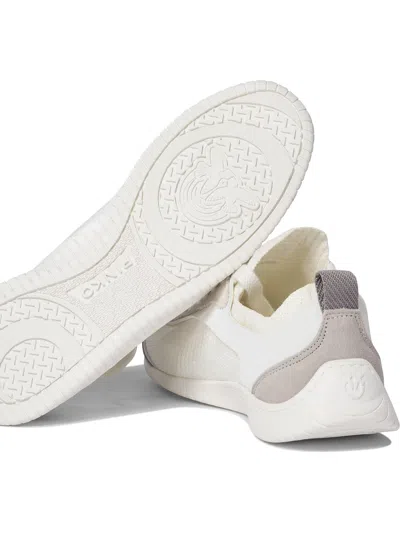 Pinko 'reby 03' White Sneakers With Logo Patch On The Tongue And Logo Lettering On The Side