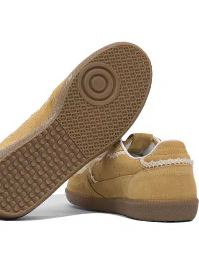 Alohas Tb 490 Low-top Suede Sneakers With Lace Inserts