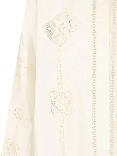 Isabel Marant Broderie Anglaise Blouse In White