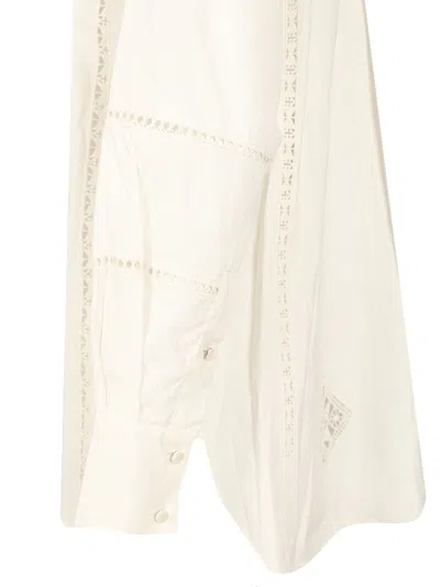 Isabel Marant Broderie Anglaise Blouse In White