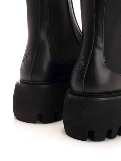 Alexander Mcqueen Leather Boots